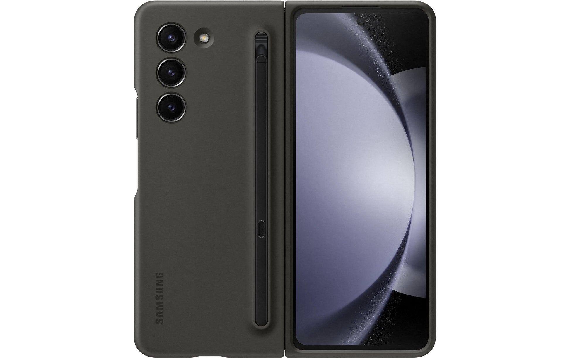 Samsung Backcover – für Samsung Galaxy Z Fold5 – schwarz – mit Zusatzfächern