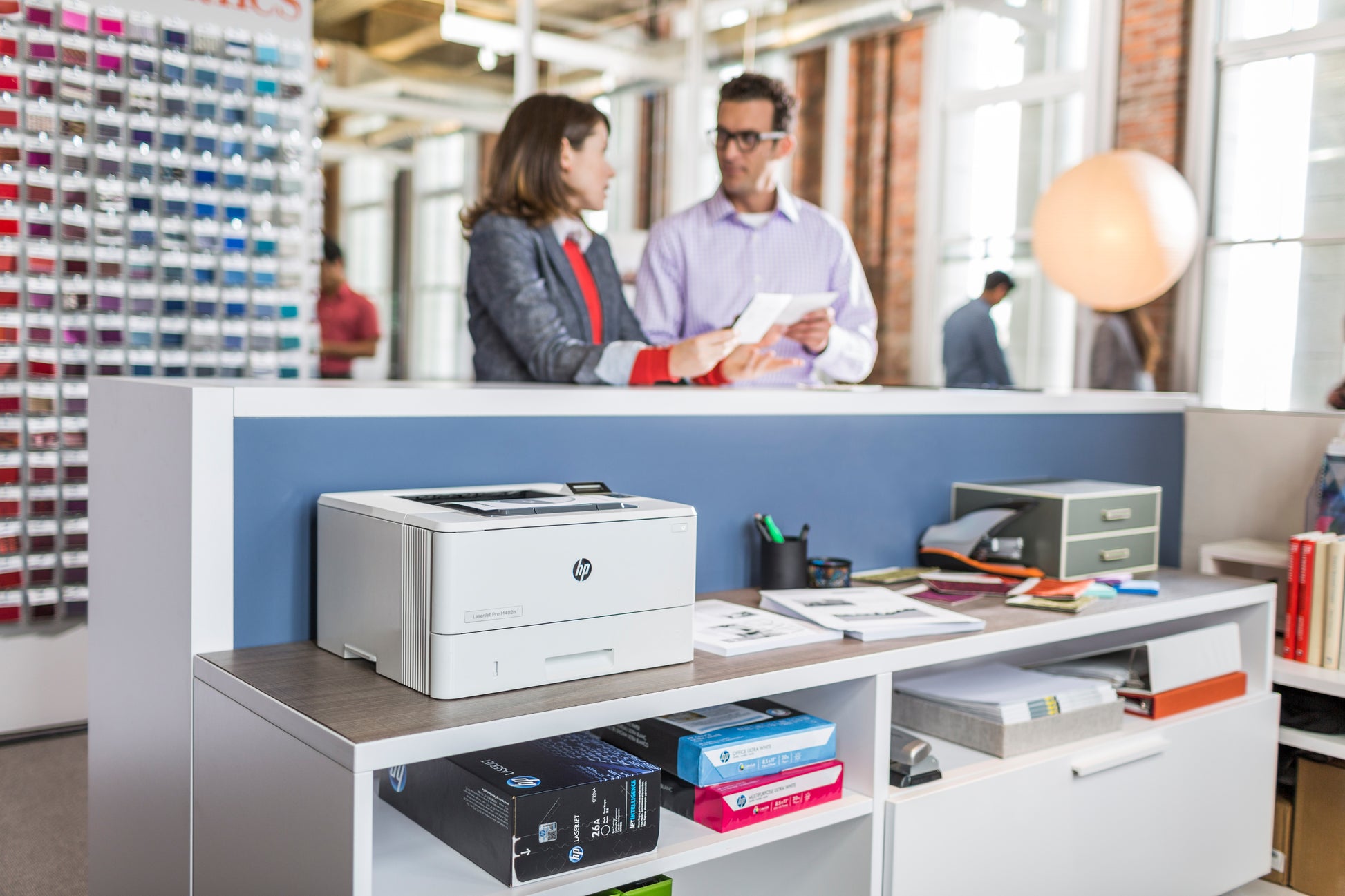 HP LaserJet Pro M402n – Schwarz-Weiss, A4, LAN, USB, 38 Seiten pro Minute, AirPrint, Mopria