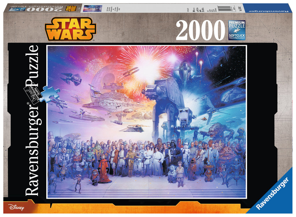 Ravensburger Puzzle Star Wars Universum – 2000 Teile – 98 × 75 cm – ab 14 Jahren