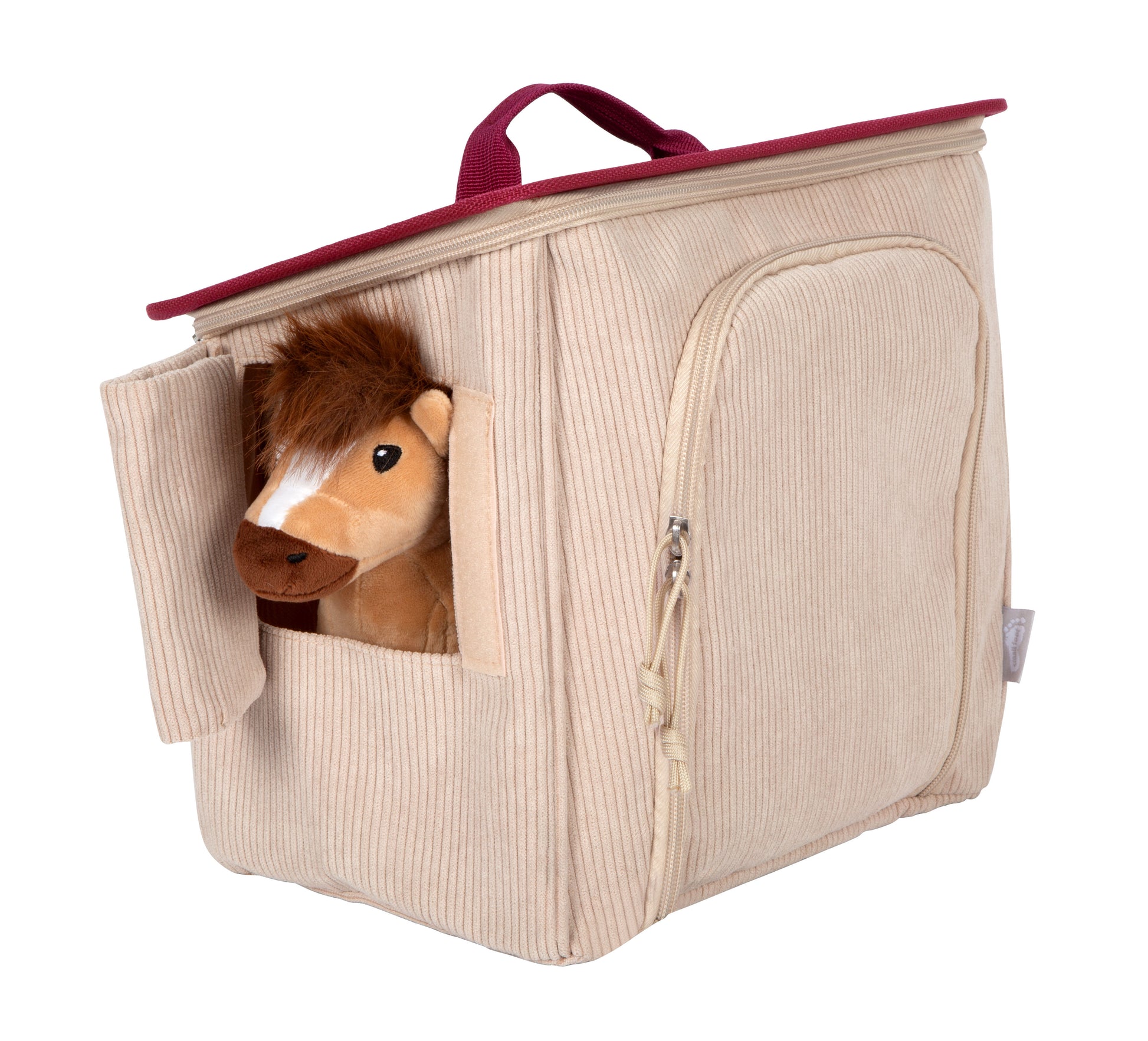 Small foot 12731 Plüschtier Pferd – 30,0 × 26,0 × 18,0 cm – 1 Stück – ab 2 J. – mehrfarbig