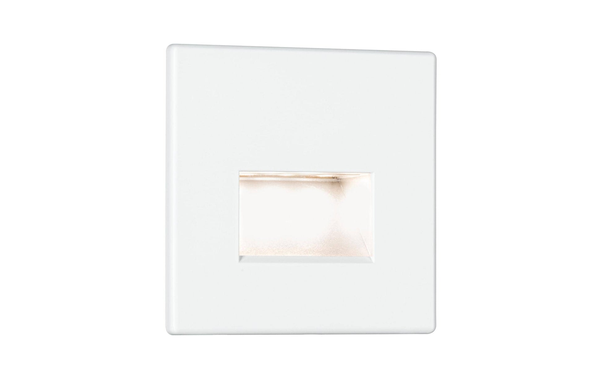 Paulmann Einbauleuchte Edge – 8 × 8 × 0,5 cm, 100 lm, 1,2 W, 2700 K, warmweiss, weiss