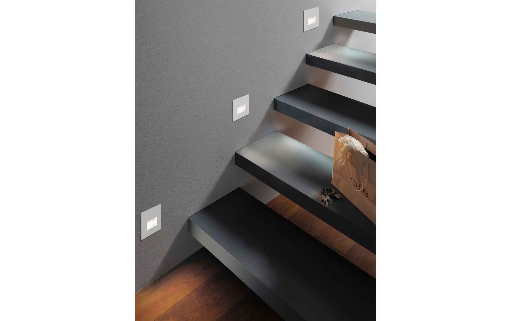 Paulmann Einbauleuchte Edge – 8 × 8 × 0,5 cm, 100 lm, 1,2 W, 2700 K, warmweiss, weiss