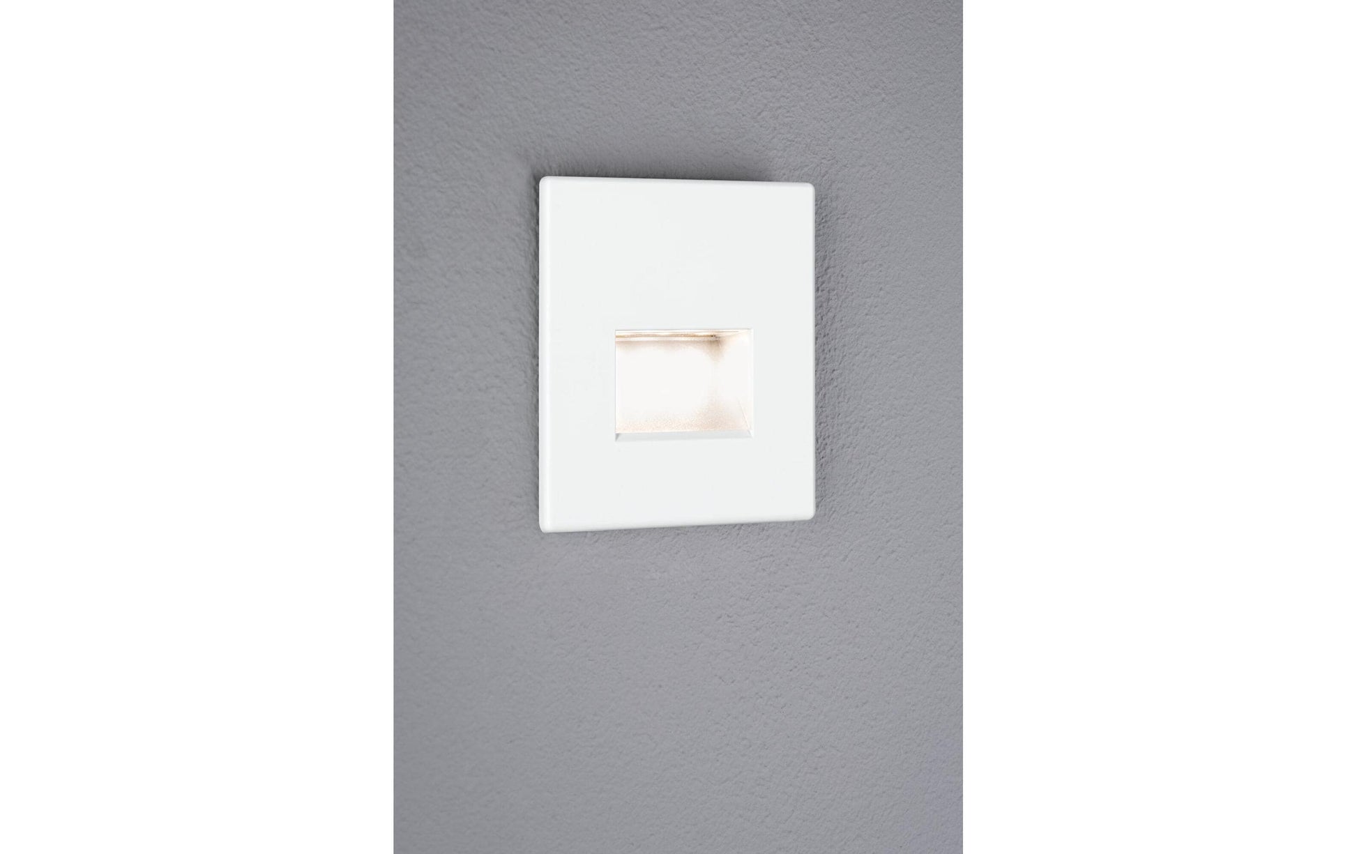 Paulmann Einbauleuchte Edge – 8 × 8 × 0,5 cm, 100 lm, 1,2 W, 2700 K, warmweiss, weiss
