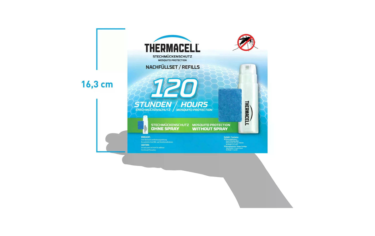 ThermaCELL R-10 Nachfüllset – 120 Stunden – für gasbetriebene Thermacell-Geräte