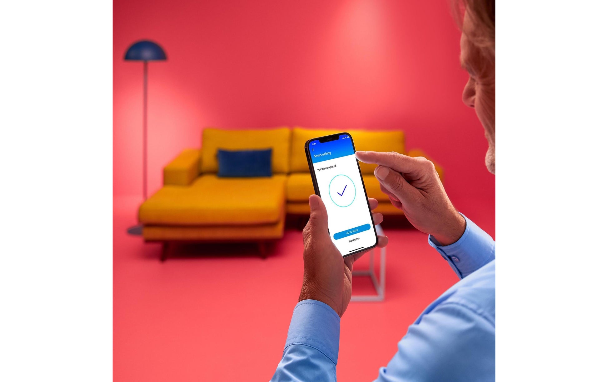 WiZ Smart-Leuchtmittel E27 G95 – 2000–5000 K, 640 lm, 7 W, WLAN/Bluetooth – 1 Stk.