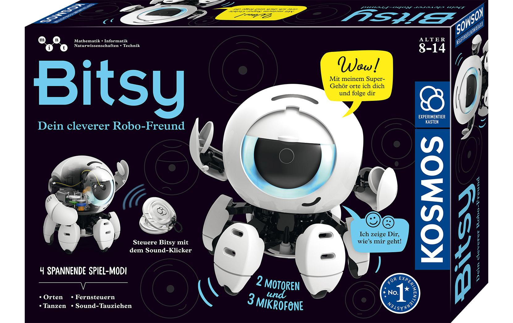 Kosmos Bitsy Konstruktionsspiel – Robotik – Interaktiv, Licht & Ton – 29 × 8 × 41,7 cm – 1 Stück – ab 8 J.