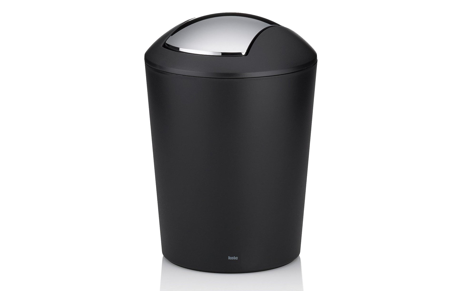 Kela Kosmetikeimer Marta – 1,7 l – Kunststoff, rund – schwarz