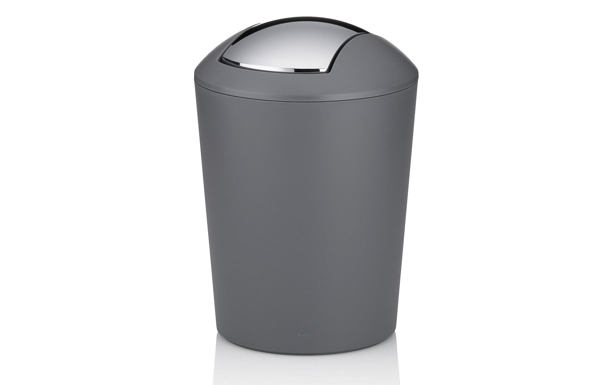 Kela Kosmetikeimer Marta – 5 l – Kunststoff, rund – grau