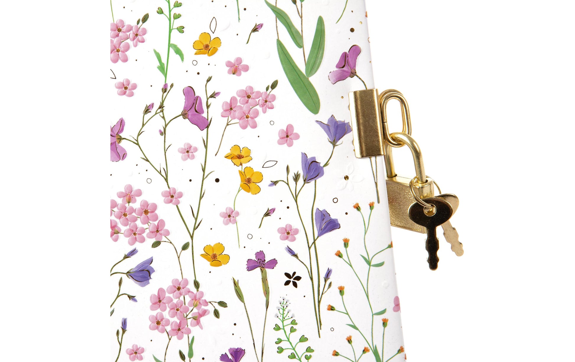 Goldbuch Tagebuch Meadow Miracles Blume – 96 Seiten – 165 × 165 mm, weiss/mehrfarbig