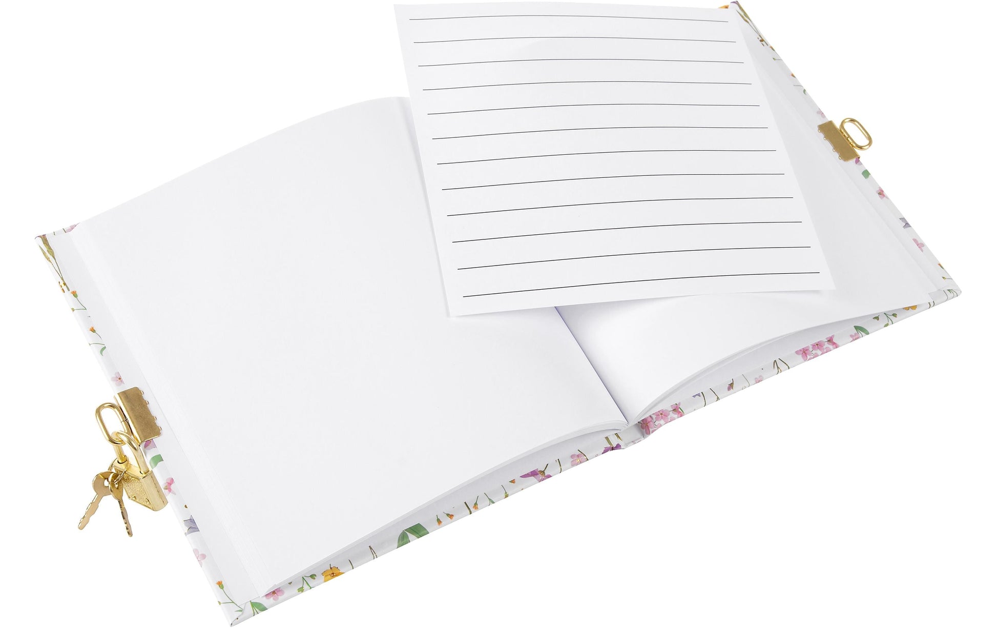 Goldbuch Tagebuch Meadow Miracles Blume – 96 Seiten – 165 × 165 mm, weiss/mehrfarbig