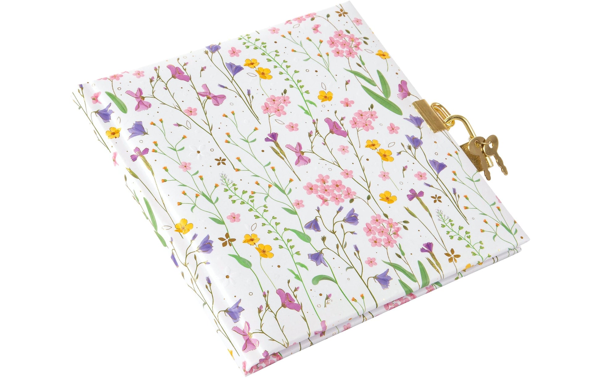 Goldbuch Tagebuch Meadow Miracles Blume – 96 Seiten – 165 × 165 mm, weiss/mehrfarbig
