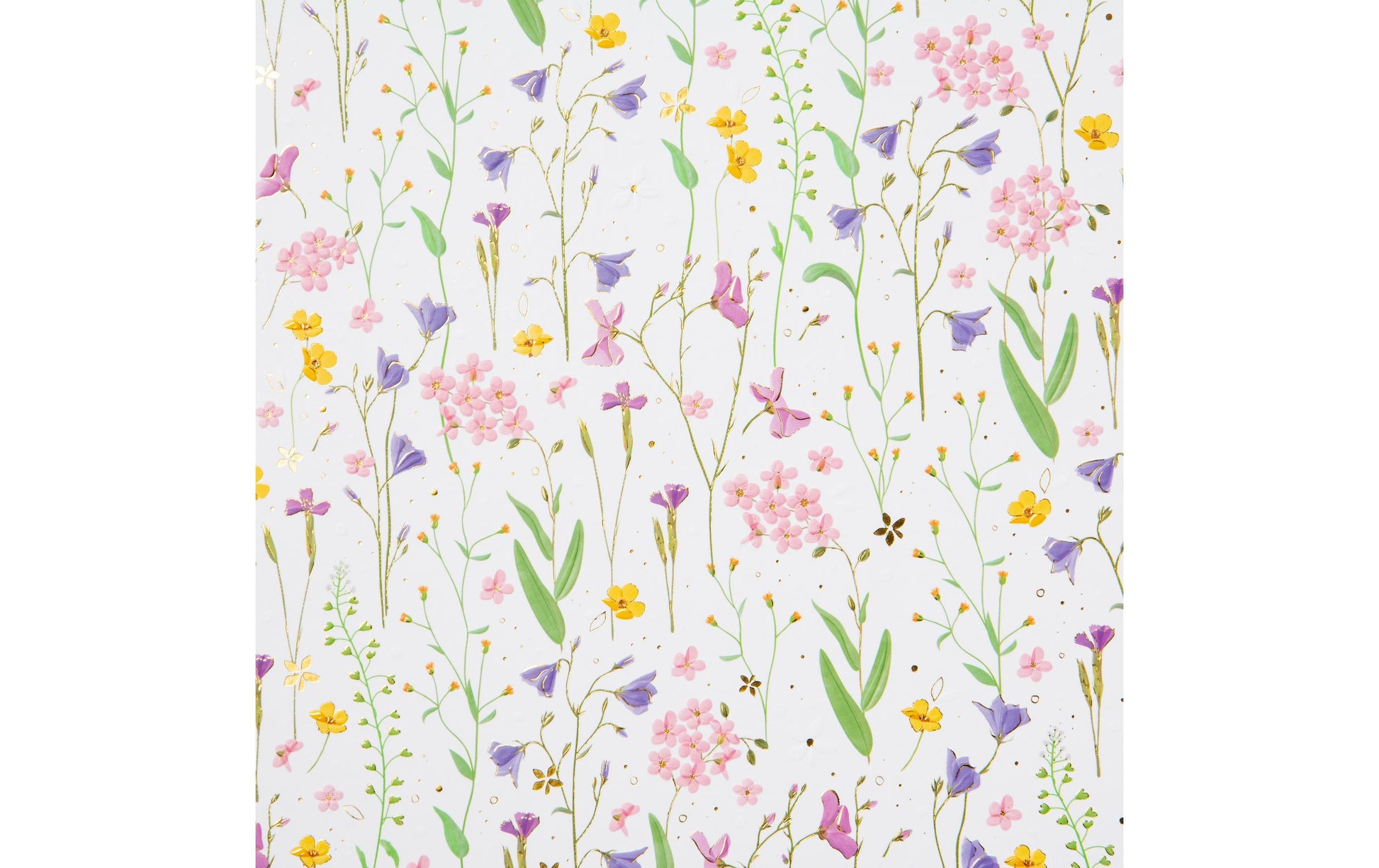 Goldbuch Tagebuch Meadow Miracles Blume – 96 Seiten – 165 × 165 mm, weiss/mehrfarbig