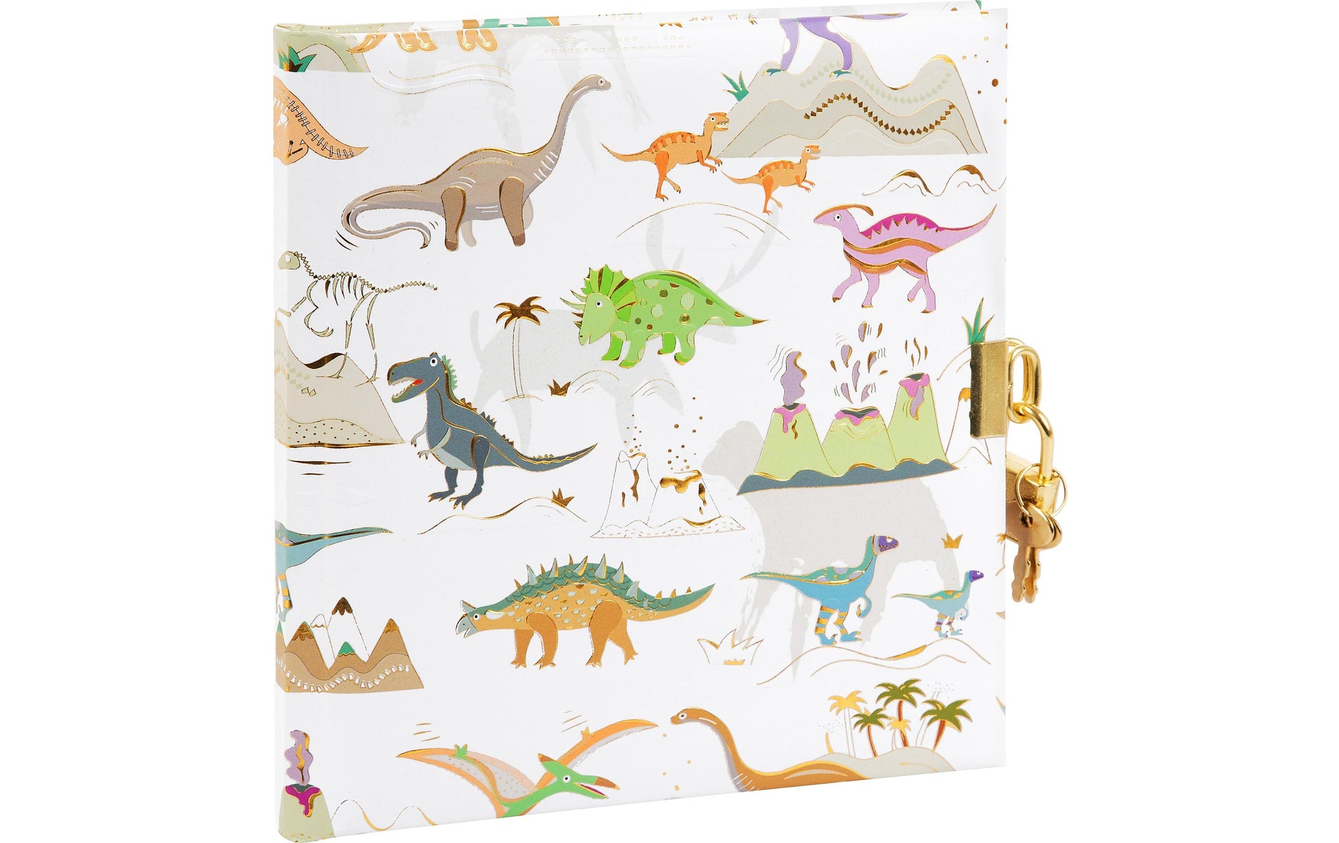 Goldbuch Tagebuch Dinosauria – 16,5 × 16,5 cm, 96 Seiten