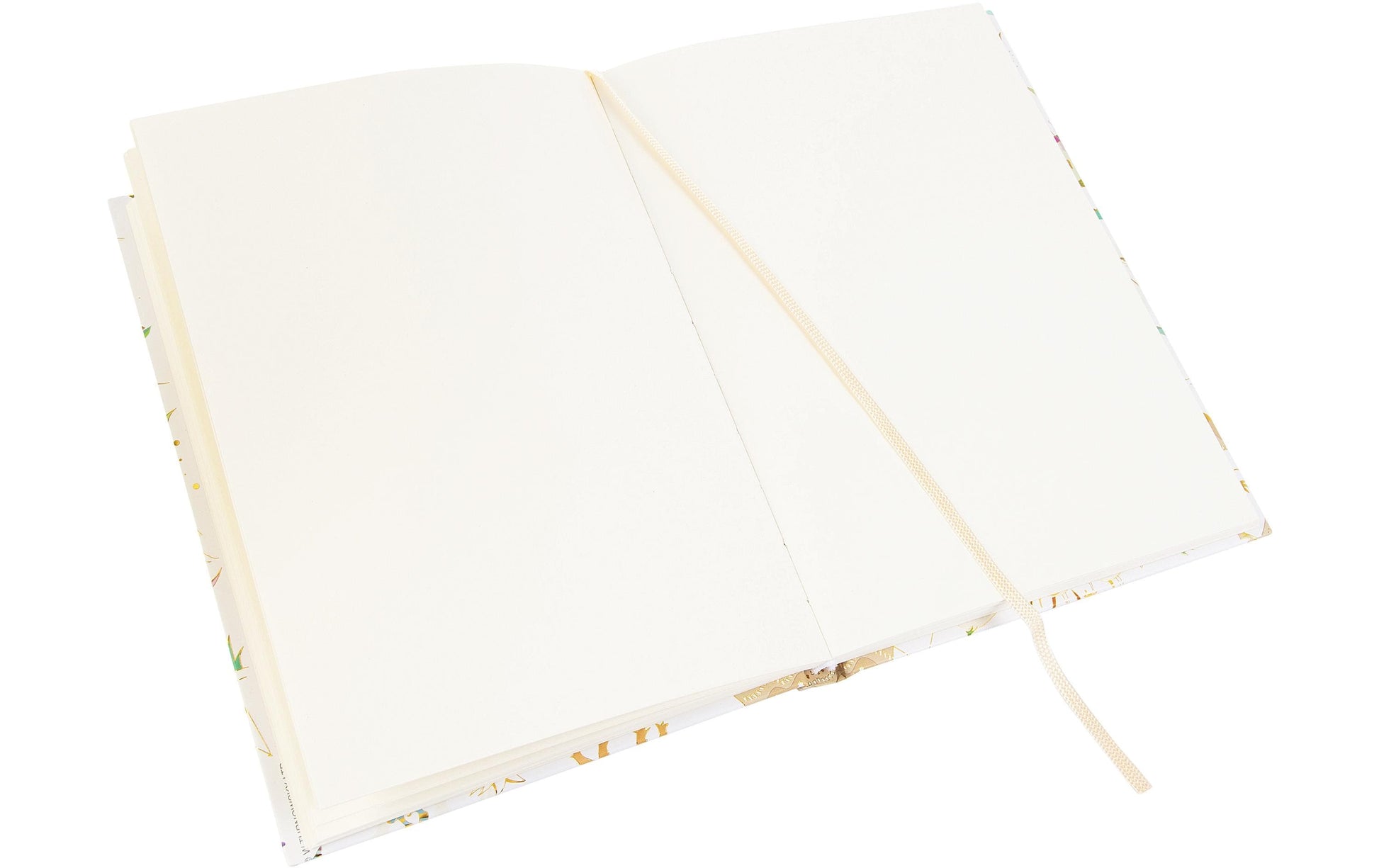 Goldbuch Notizbuch – A5 – blanko – 200 Seiten – 100 g/m² – Hardcover, Lesezeichen, mehrfarbig