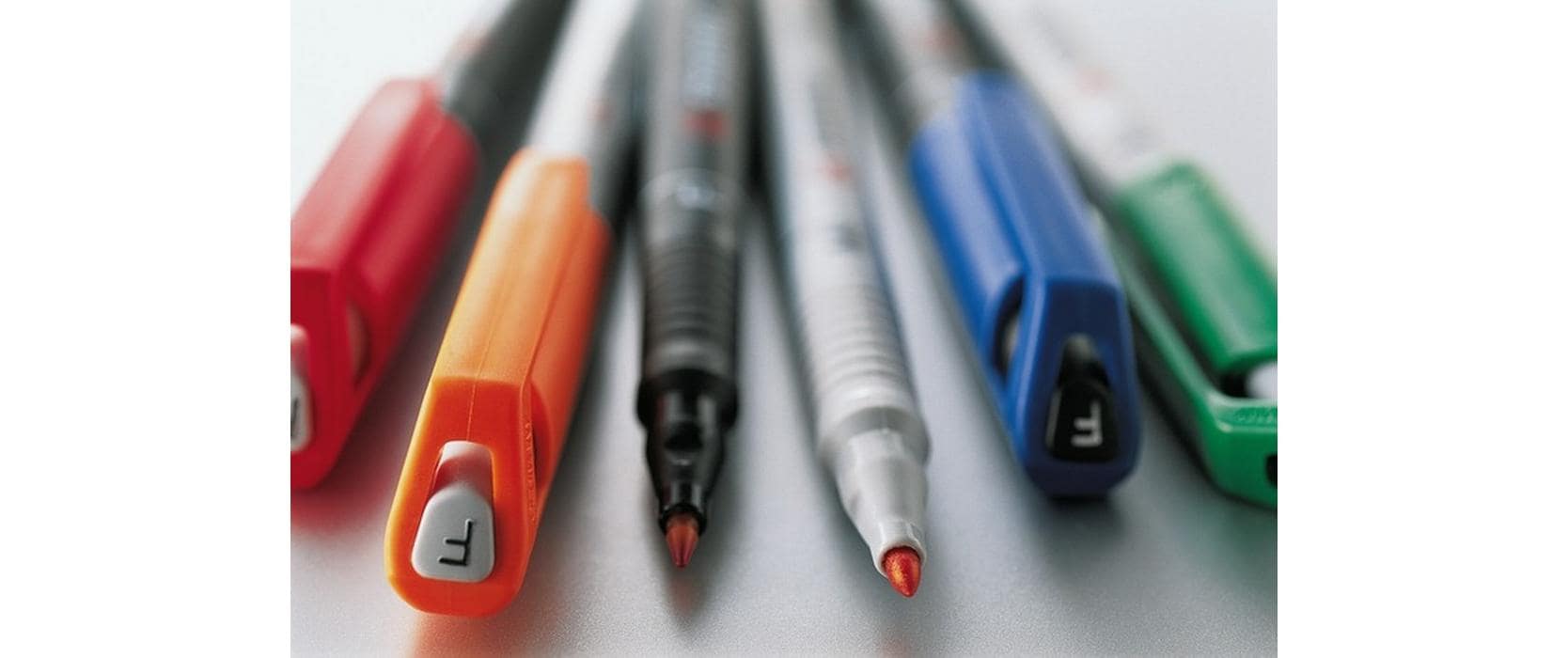 STABILO OHPen OHP-Marker – schwarz, 10 Stk., feucht abwischbar – für Folien & glatte Oberflächen