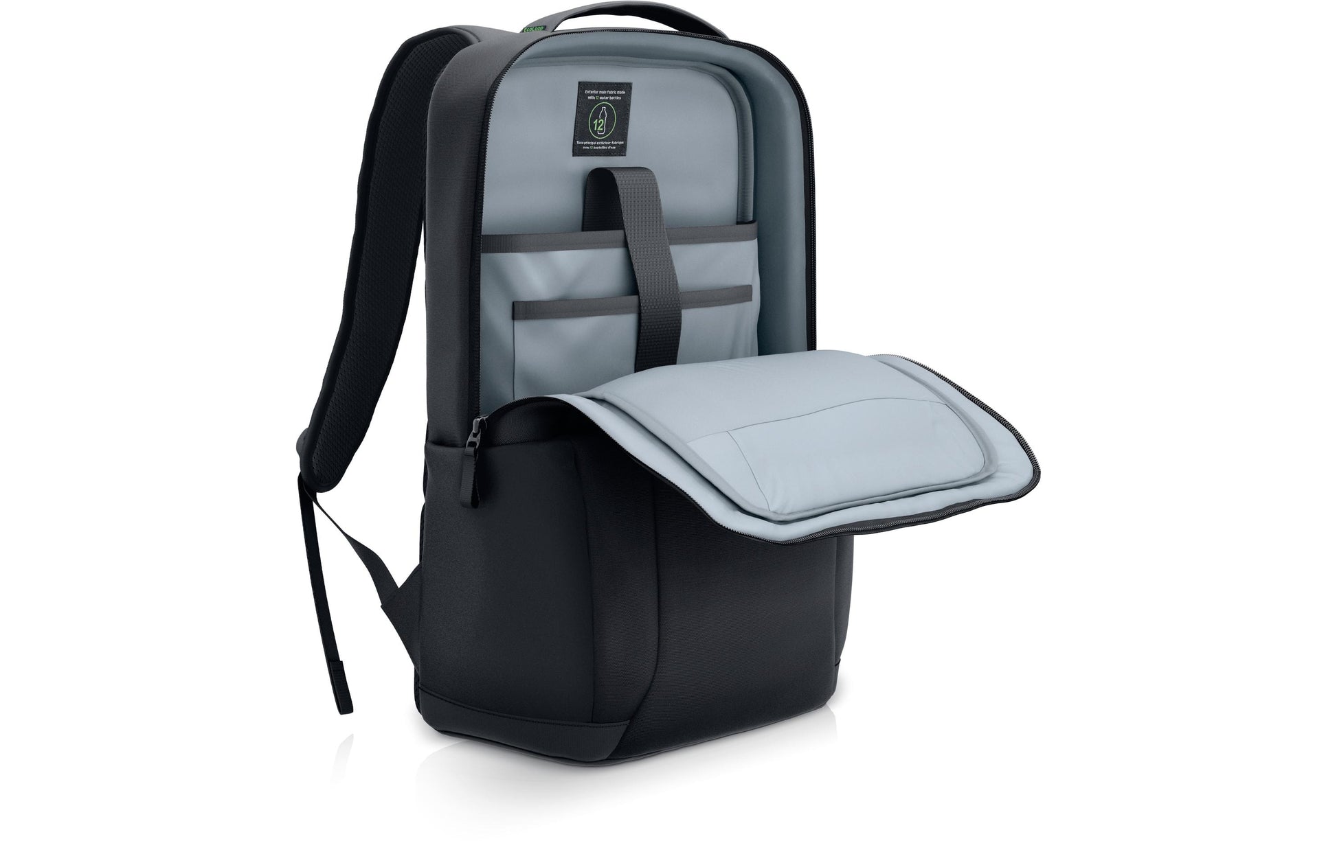 DELL Pro 14-16 Plus EcoLoop Slim Notebook-Rucksack bis 15,6" – Tablet-Fach, wasserdicht – Schwarz
