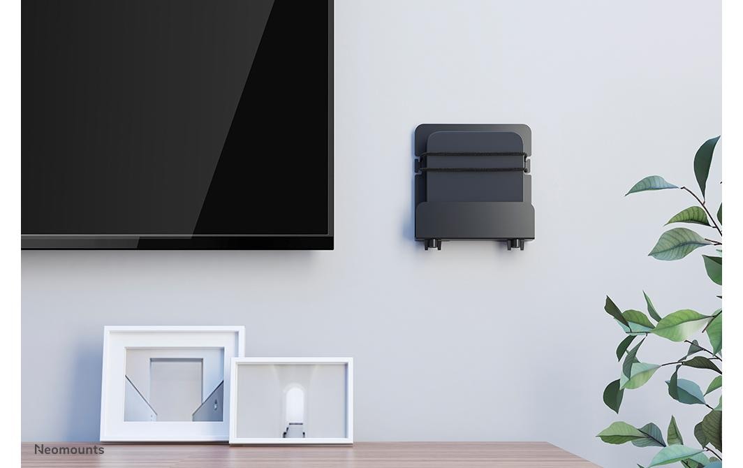 Neomounts AWL-450BL – Mediaplayer-Halterung, 5 kg, 47–76 mm, Kabelmanagement, für Mediaplayer