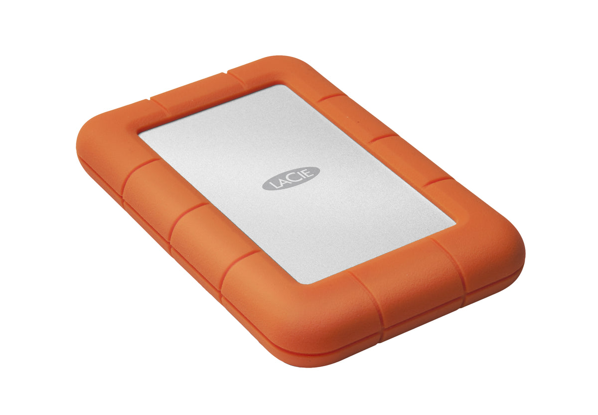 Seagate LaCie Rugged Mini – 1 TB, 2,5" HDD, USB 3,2 Gen 1 (Micro-USB B), schockresistent, wasserfest