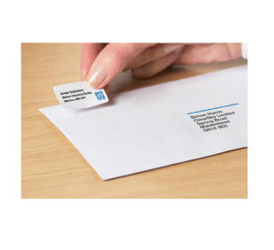 AVERY Zweckform – Adress-Etiketten QuickPEEL, 64 mm × 38 mm, weiss, selbstklebend, 5'250 Etiketten (250 Blatt)