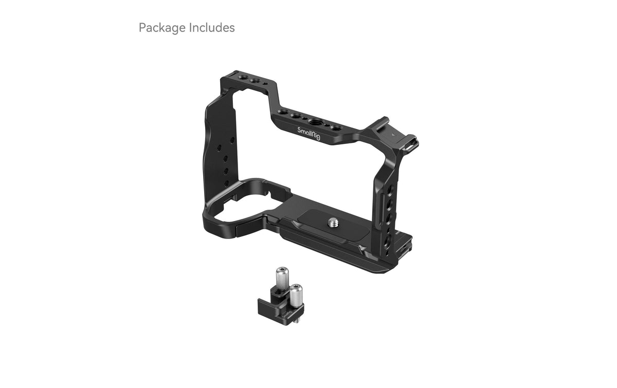SmallRig 4336 Cage Kit – Aluminium, 1/4" & 3/8" Anschlüsse – für Sony Alpha 6700 – Schwarz