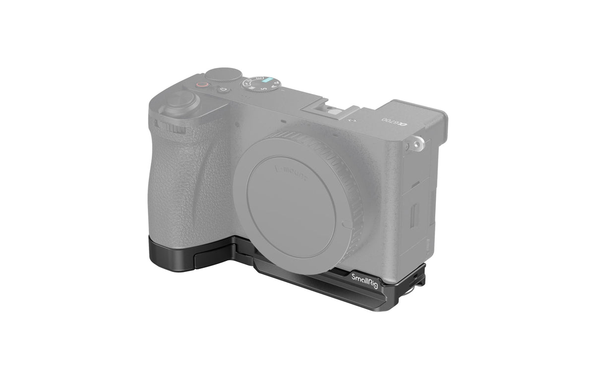 SmallRig 4338 Montageplatte – Schnellfreigabesystem, 1/4", 3/8" – für Sony A6700 – Schwarz
