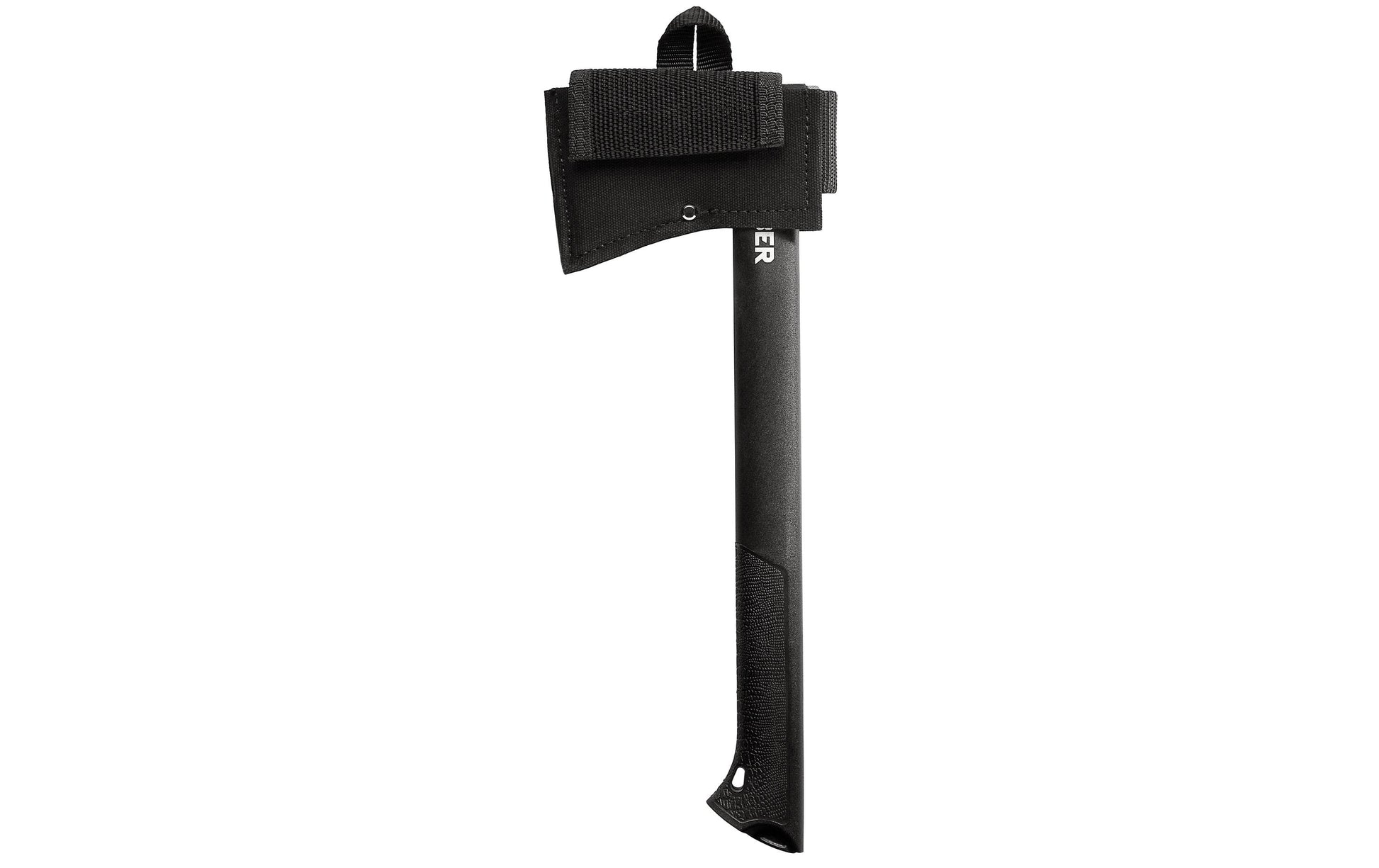 Gerber Gator Combo Axe II – Axt Klingenlänge 69 mm, rostfreier Stahl, gummierter Nylongriff, schwarz, silber