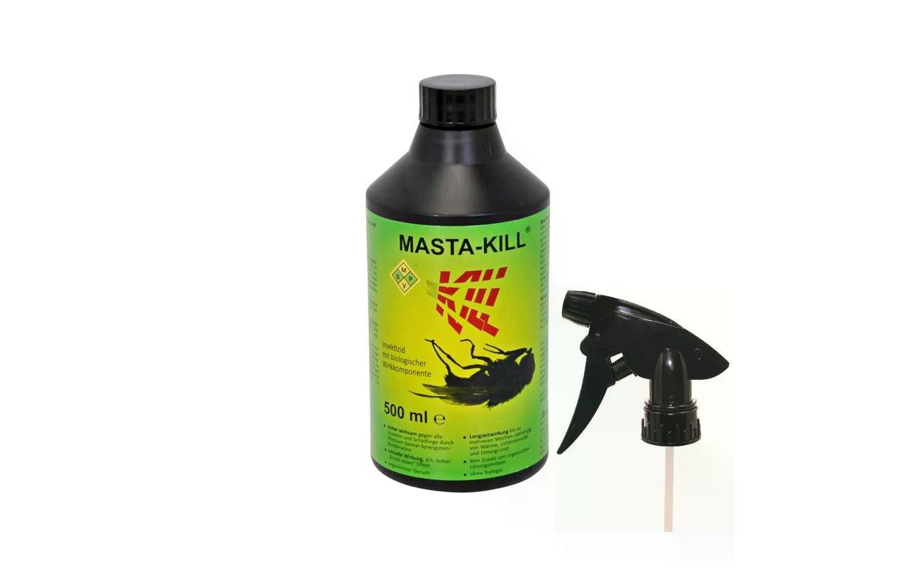 Sanilu Masta-Kill Insektenvernichter Spray – 500 ml – schwarz – für Fluginsekten