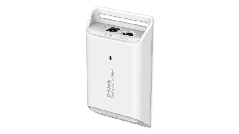 D-Link DPE-301GI PoE Midspan – 30 W PoE+, 2× 1G RJ-45, Desktop