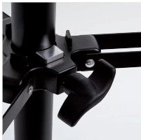 Dörr FD2 Leuchtenstativ mit Galgen – 30–320 cm, bis 28 kg, 4-Bein – Schwarz