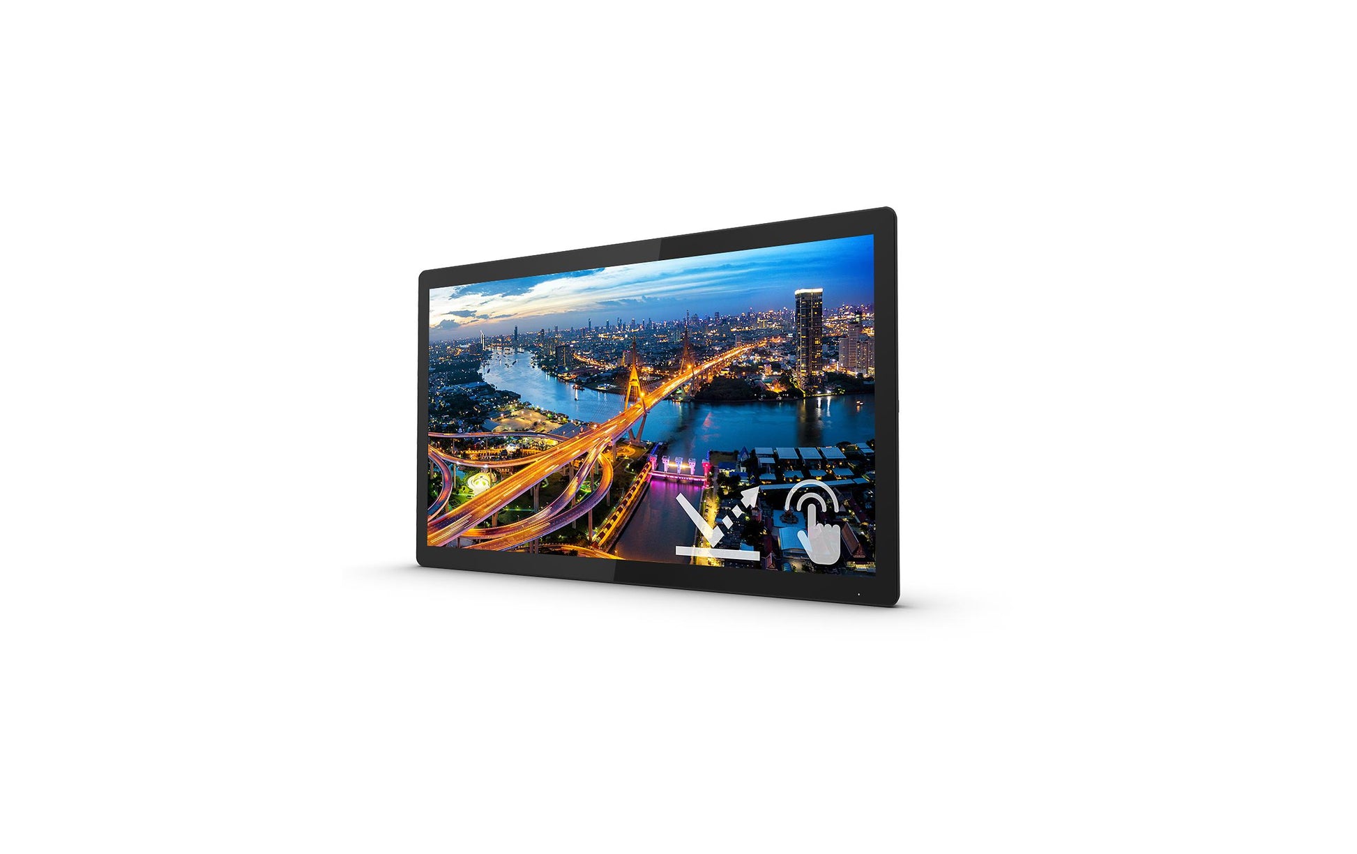 Philips 222B1TFL/00 – Monitor, 21,5", IPS, Touch, 75 Hz, 400 cd/m², 3× USB 3.0, VESA 100 × 100, Schwarz