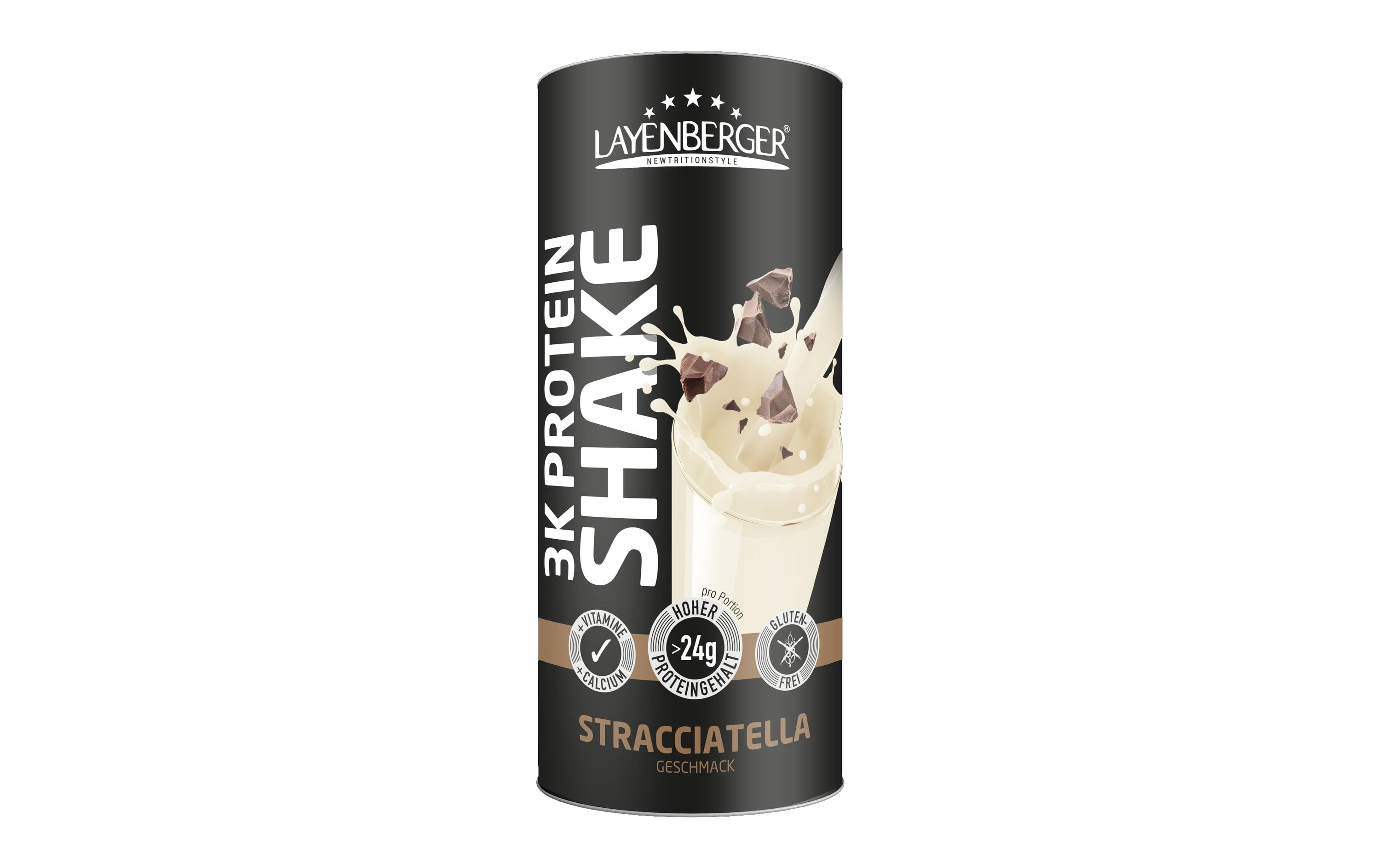 Layenberger Multiproteinpulver 3K Stracciatella – glutenfrei – 360 g