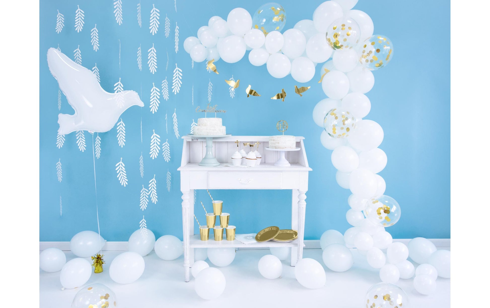 PartyDeco Becher, Papier – 2,2 dl – Gold – 6 Stk.