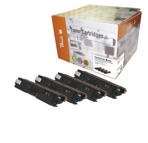 Peach Toner-Multipack TN-329 – BK/C/M/Y, 6000 Seiten – für Brother MFC-L8850/MFCL-8600/HLL-8300 und andere