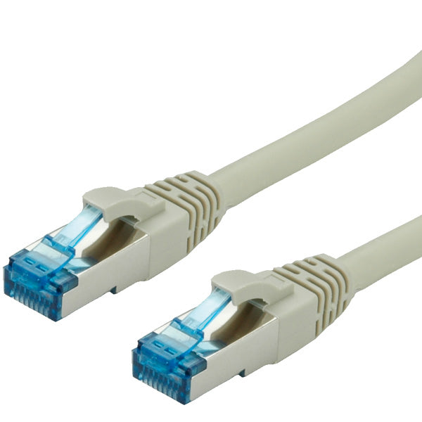 VALUE Patchkabel – Cat6A, S/FTP (PiMF), 10 m, grau, LSOH, RJ-45
