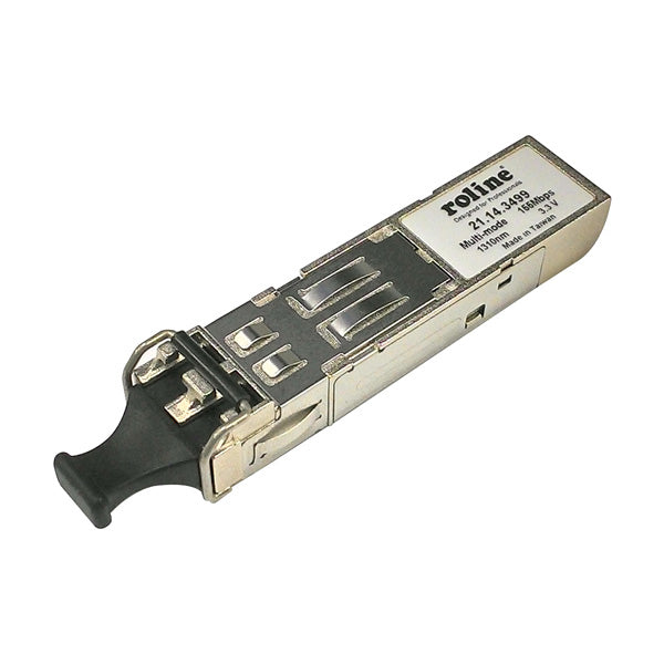 ROLINE SFP-Transceiver 100Base-FX, Multimode, 2 km – SFP (Mini-GBIC), silberfarben