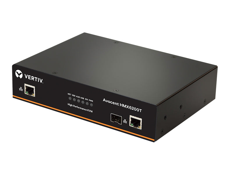 Vertiv Avocent HMX TX – KVM-Extender TX DVI-D, Dual-View – 1920 × 1200/60 Hz, Audio, Ethernet/SFP, Rack 1U