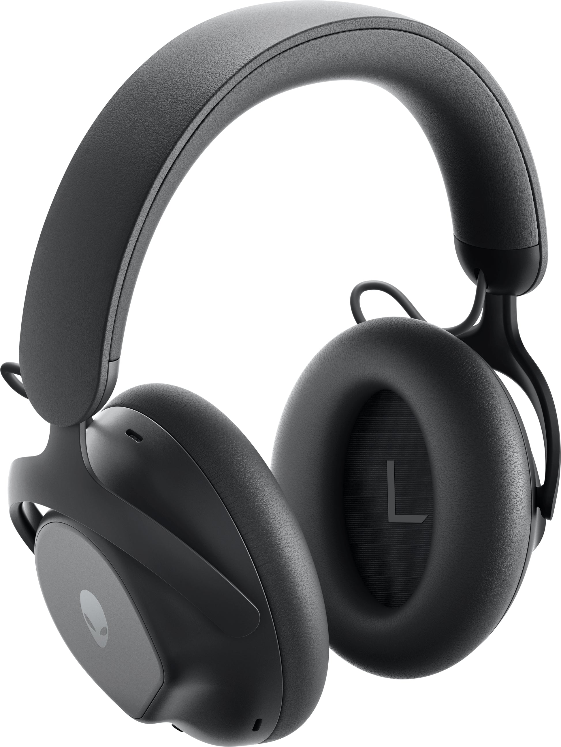 Alienware Pro Wireless Gaming-Headset – Over-Ear, Stereo, Kabel + BT, ANC, mit USB-C-Dongle, Schwarz