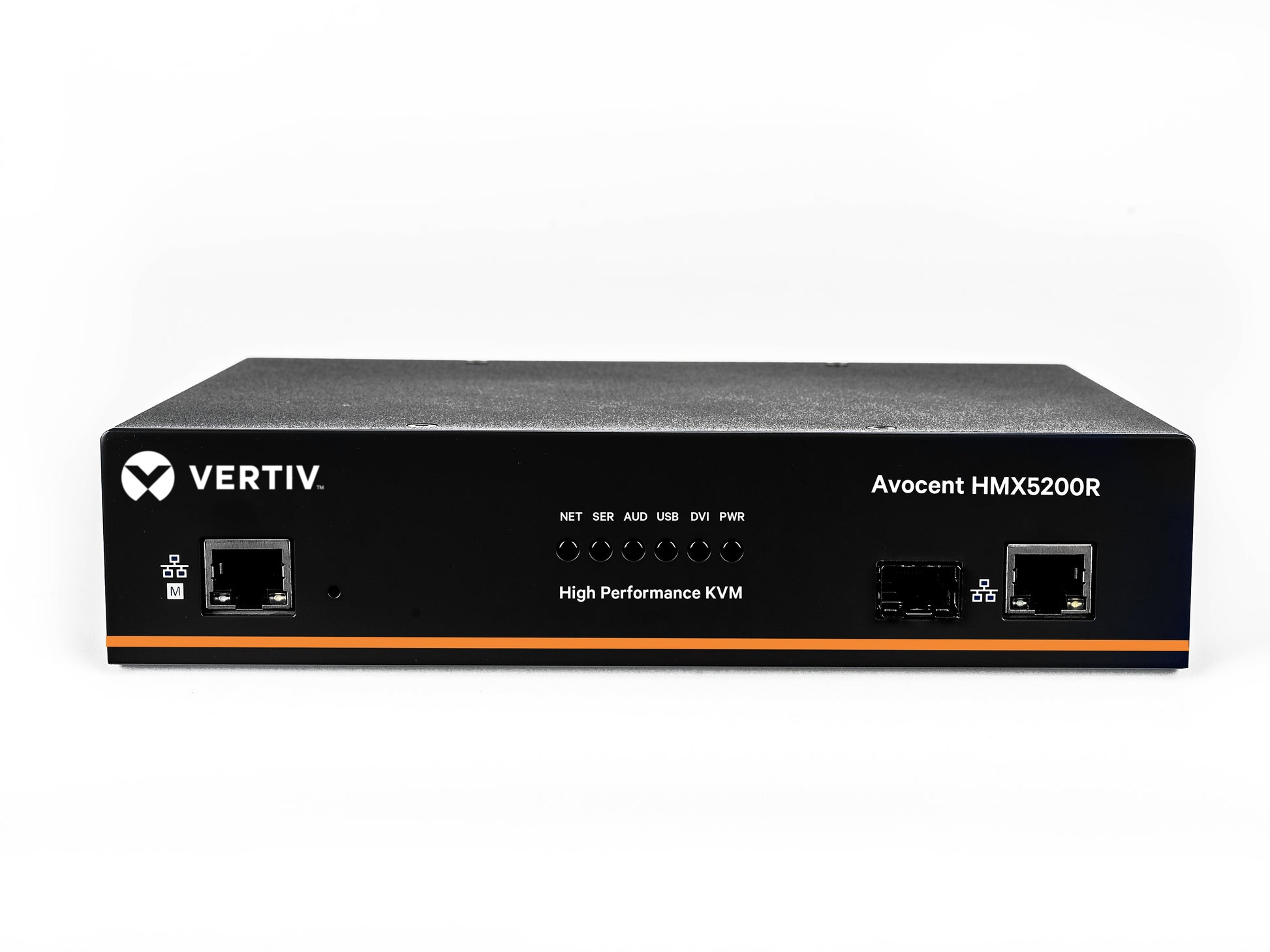 Vertiv HMX RX – KVM-Extender-Empfänger DVI-D, Dual-View – 1920 × 1200, USB 2.0, Audio, SFP, Rack 1U