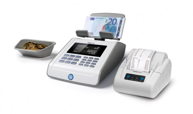 Safescan TP-230 – POS-Drucker, Thermodirekt, 58 mm, 60 mm/s, USB/RS-232, Weiss