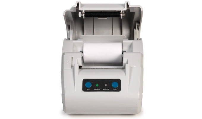 Safescan TP-230 – POS-Drucker, Thermodirekt, 58 mm, 60 mm/s, USB/RS-232, Weiss
