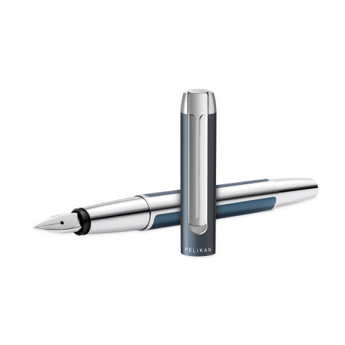 Pelikan PURA – Federspitze F – Petrol – Patronen
