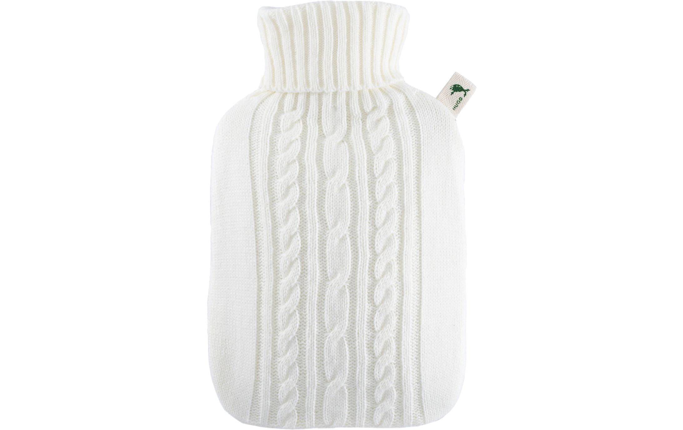 Hugo Frosch Wärmflasche – 1800 ml, weiss, PVC