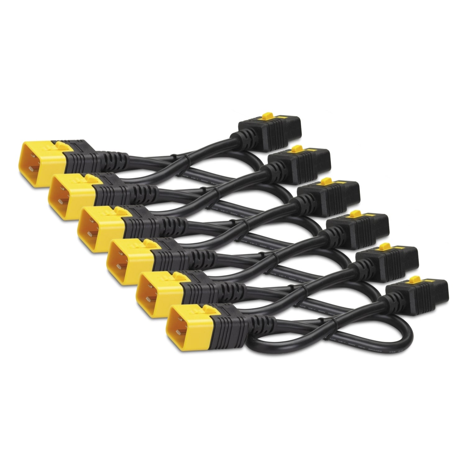APC Netzkabel, IEC C19 auf IEC C20, verriegelbar, 0,6 m, Blau, 6 Stück