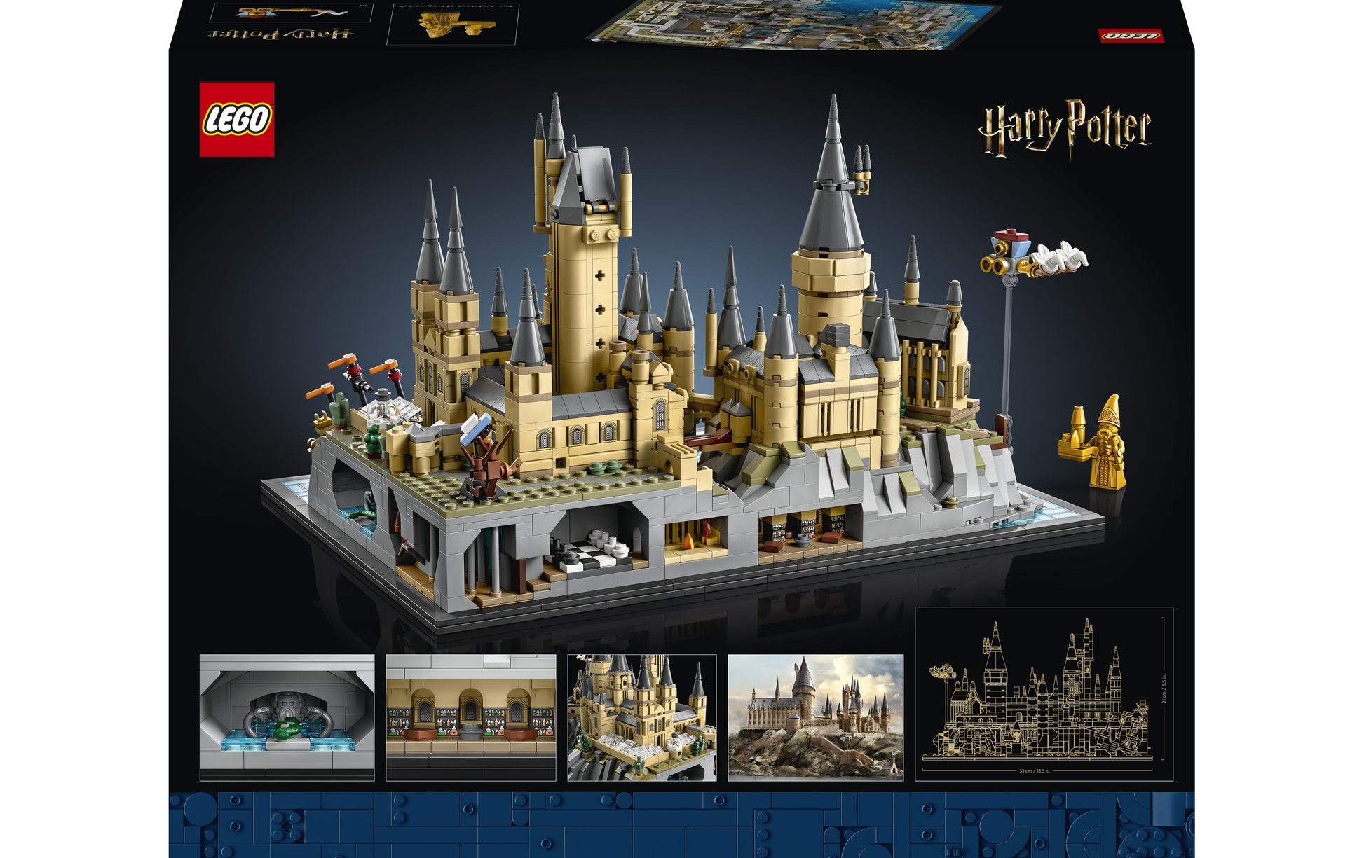 LEGO 3D Puzzle Harry Potter Hogwarts Schloss 76419 – 2660 Teile – 35×21×25 cm – ab 18 Jahren