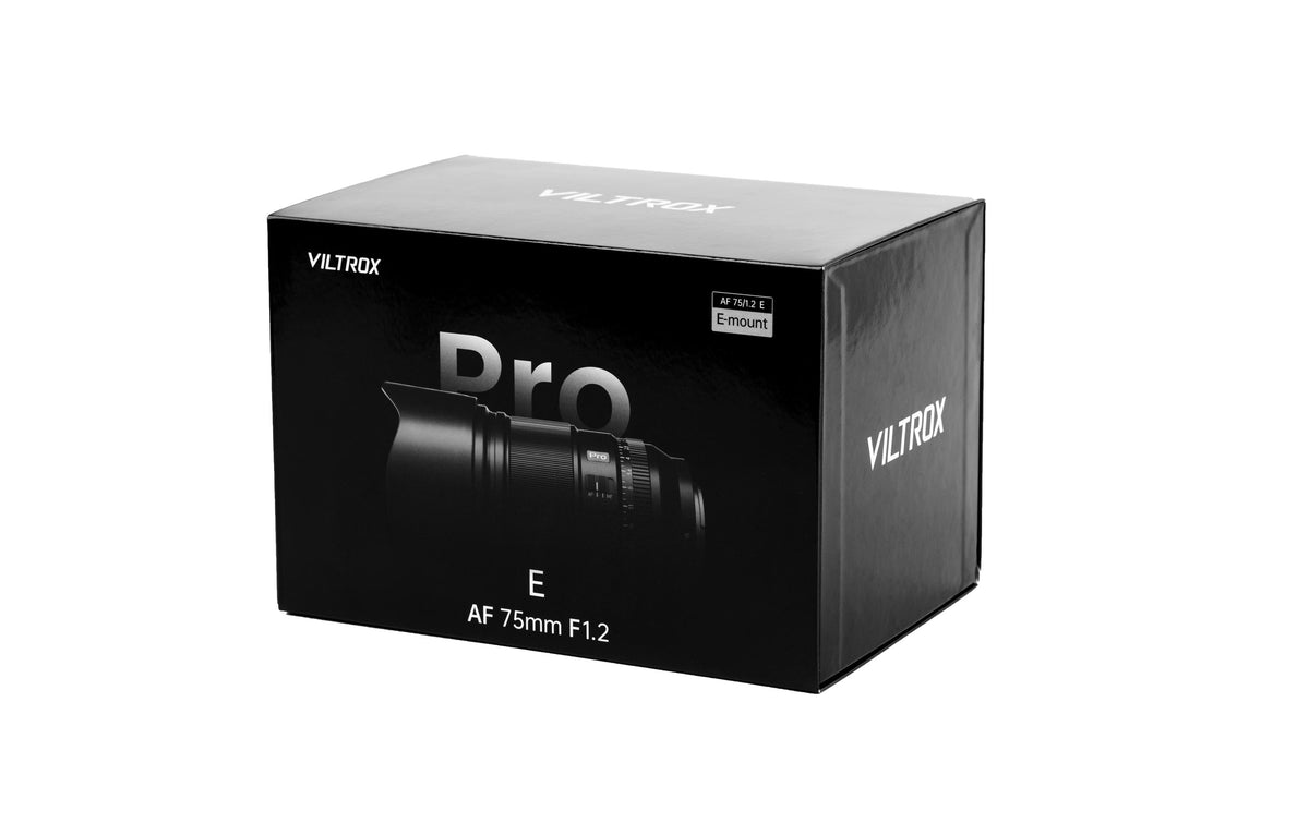 Viltrox AF 75/1.2 E Objektiv – 75 mm f/1.2 – für Sony E-Mount (APS-C) – Schwarz