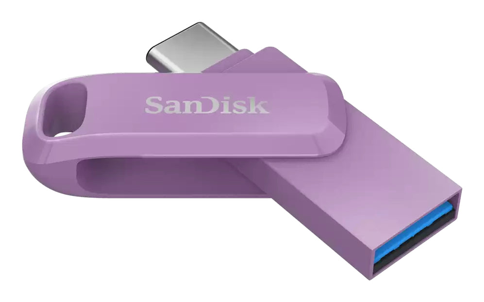 SanDisk Ultra Dual Drive Go USB-Stick – 512 GB, USB-C, Lavendel