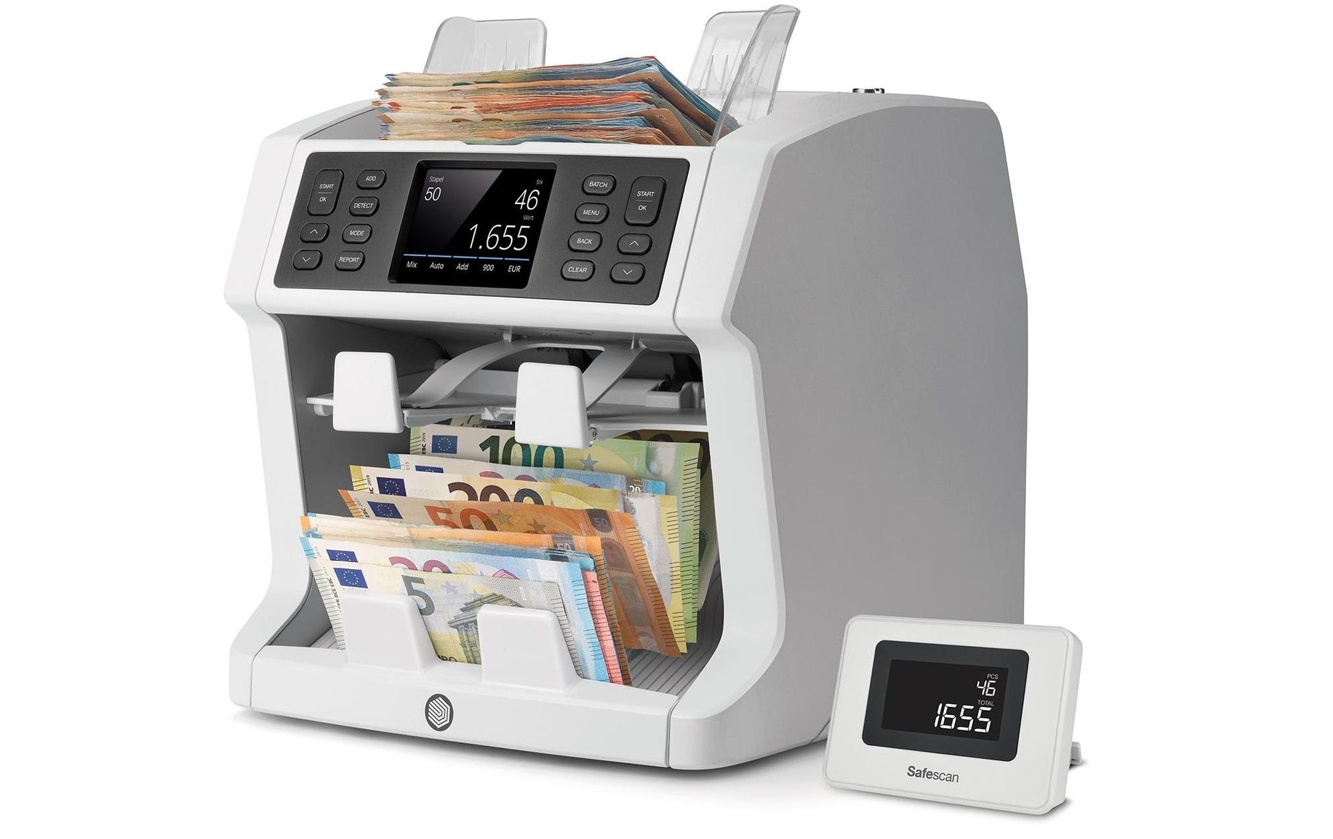 Safescan ED-160 – Banknotenzähler, LCD, 2 Zeilen, Schwarz