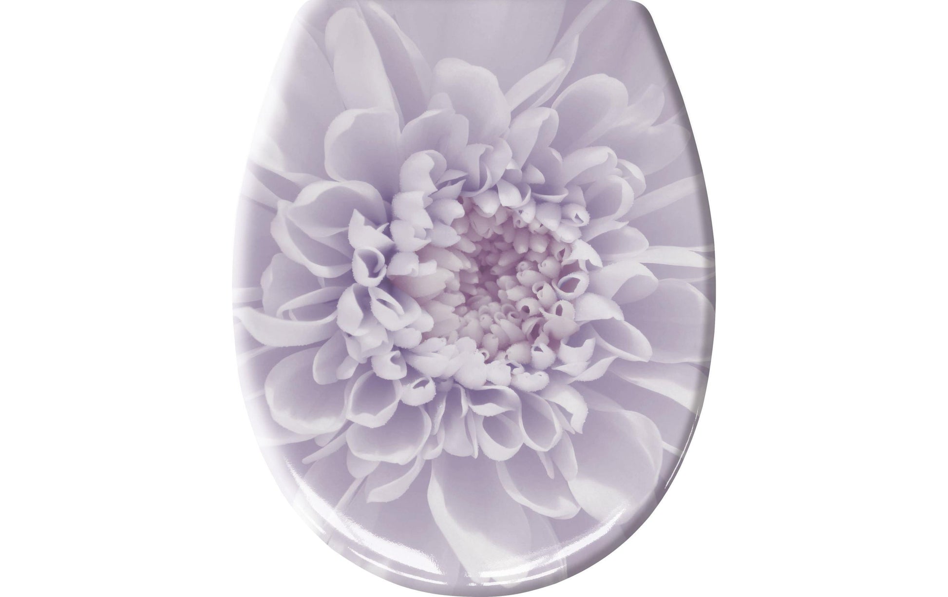 Kleine Wolke WC-Sitz Dahlia – Duroplast, Absenkautomatik, Lila, 37 × 45 cm