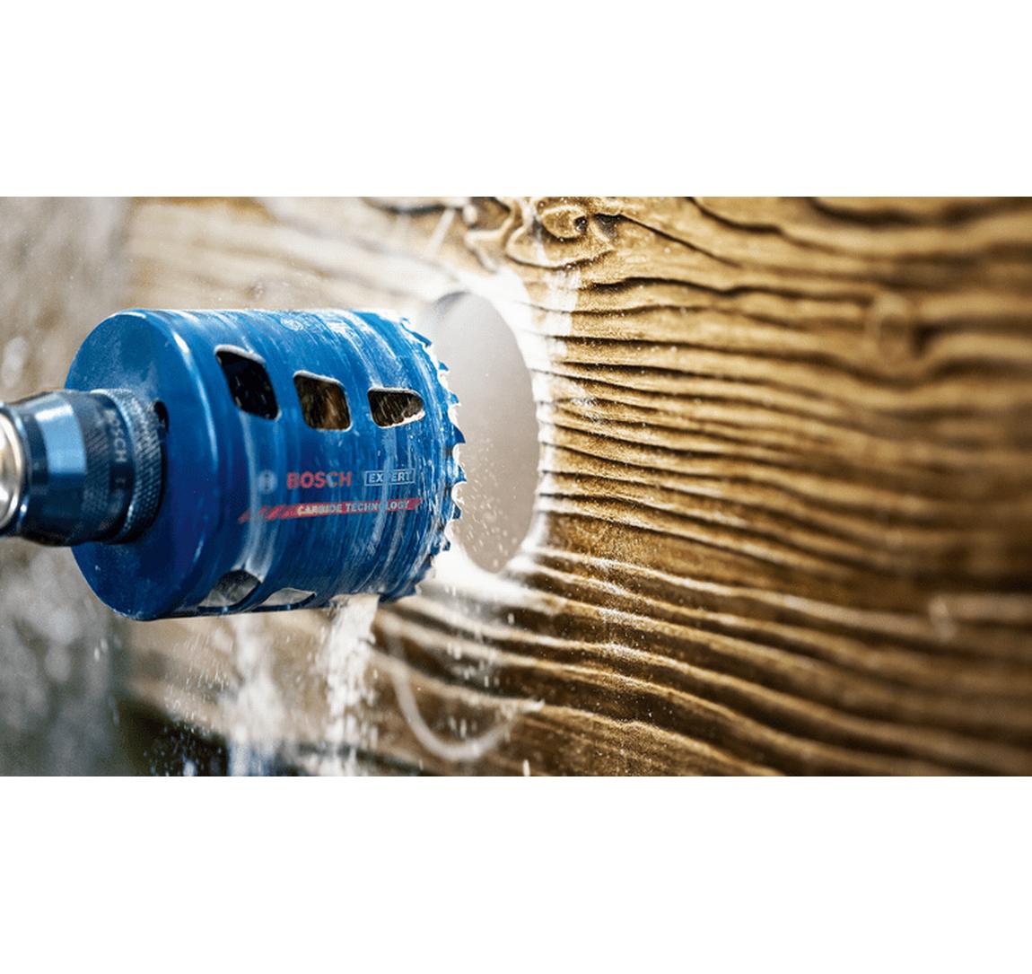 Bosch Professional – Lochsäge, Tough Material, EXPERT, 40 mm × 60 mm, blau, rot