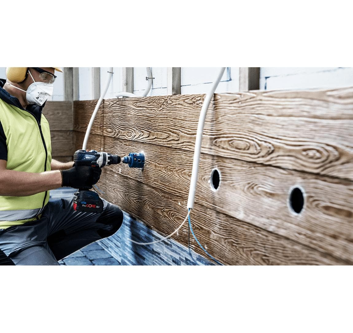 Bosch Professional – Lochsäge, Tough Material, EXPERT, 40 mm × 60 mm, blau, rot